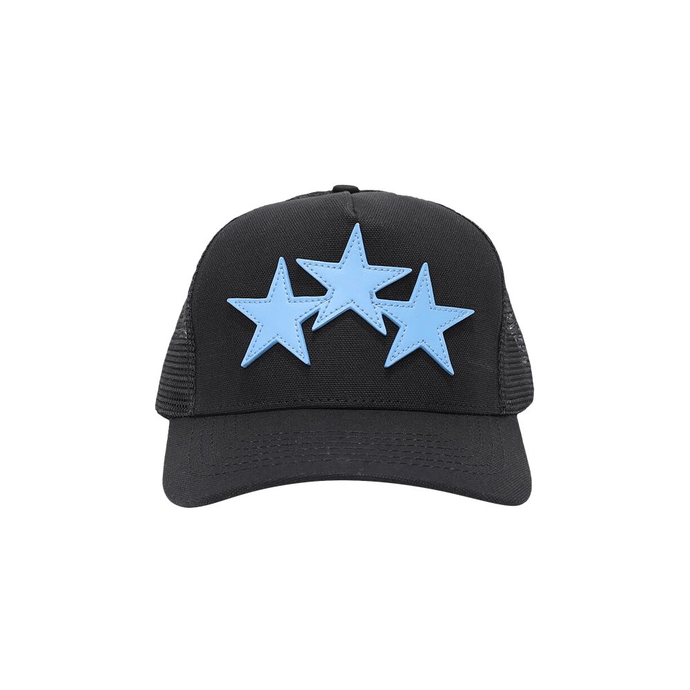 Buy Amiri 3 Star Trucker Hat 'Blue' - PS23MAH052 864 BLUE | GOAT