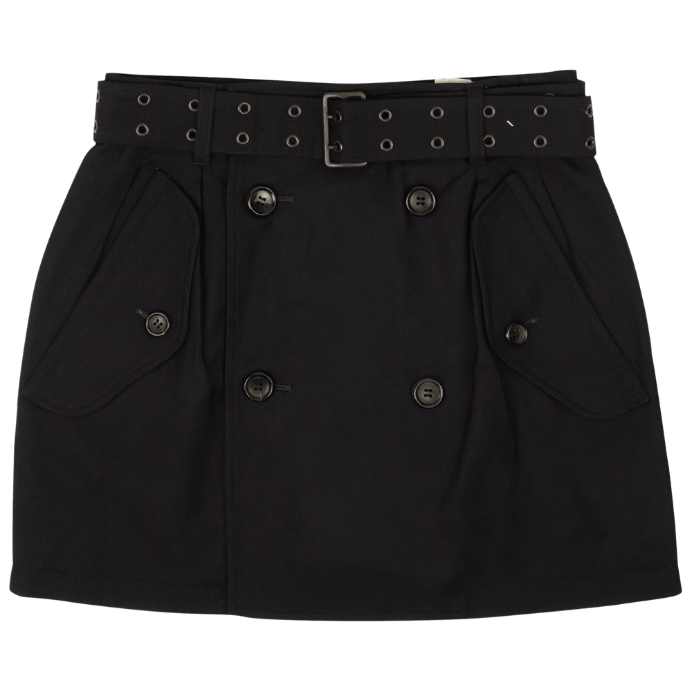 ミニスカート Junya Watanabe SS25 PLEATED BELTED MINI SKIRT (JOS00905 1) Buy Junya Watanabe Double Breasted Belted Mini Skirt 'Black