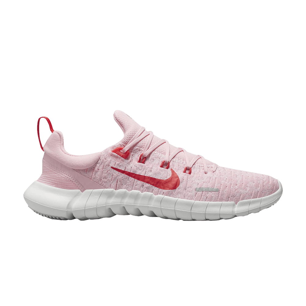 Nike Women s Free Run 5.0 Running Shoes Size 7 Pink Crimson