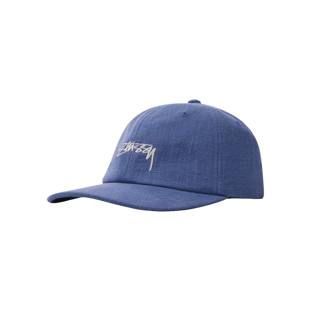 Buy Stussy Textured Linen Low Pro Cap 'Blue' - 131942 BLUE | GOAT