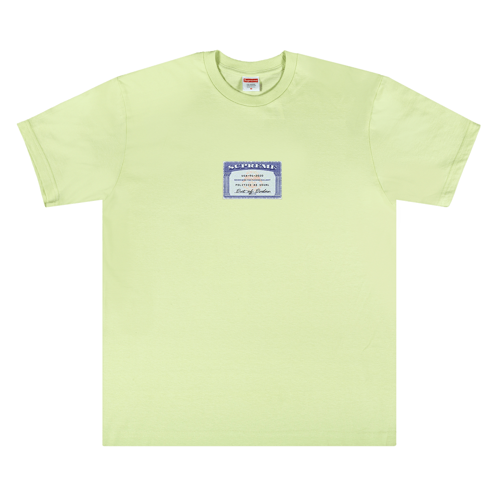 Buy Supreme Social Tee Pale Mint SS20T35 PALE MINT GOAT CA