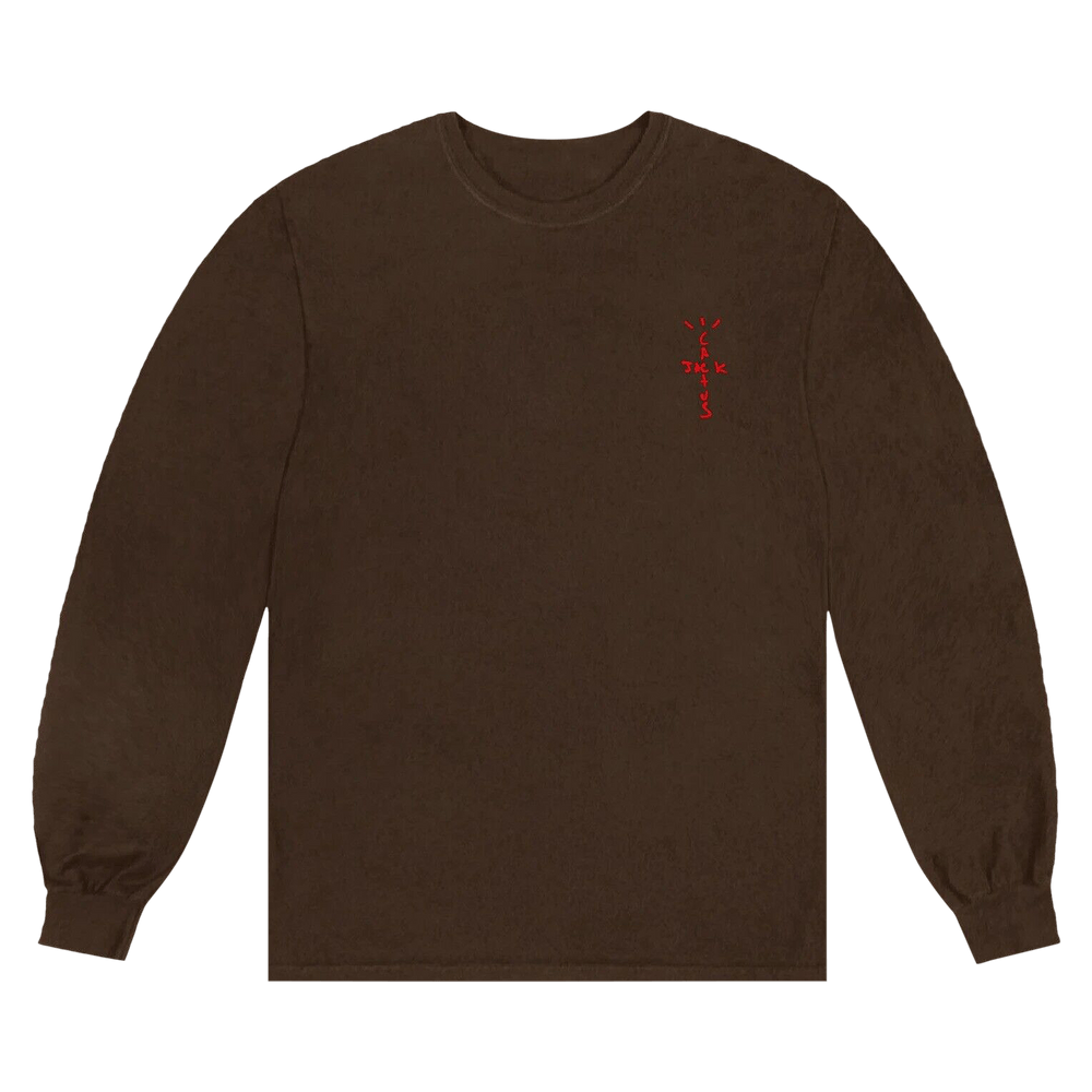 Buy Cactus Jack by Travis Scott M Jumbo Long-Sleeve T-Shirt 'Brown