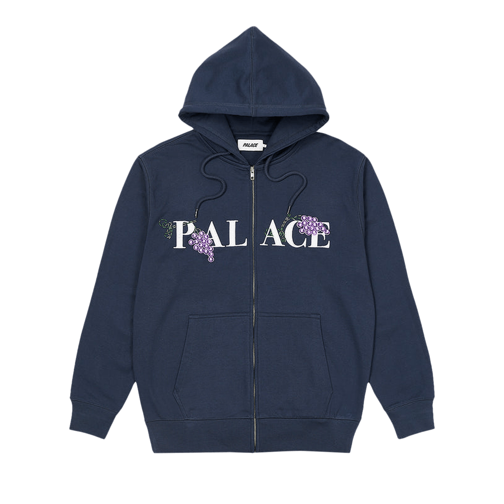 Buy Palace Grape Zip Hood 'Navy' - P23CS102 | GOAT SA