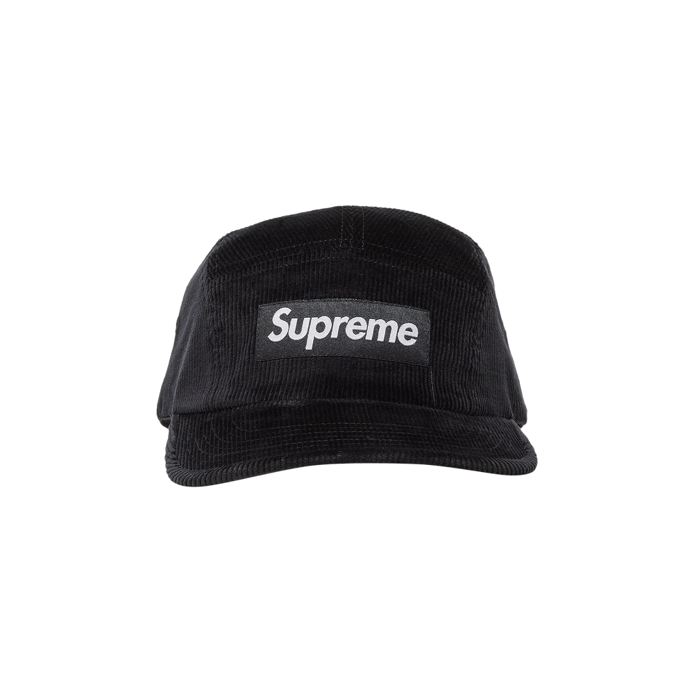 Buy Supreme Corduroy Camp Cap 'Black' - FW22H100 BLACK | GOAT