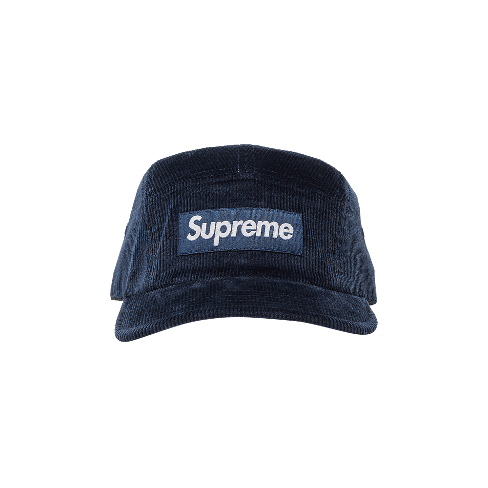 Buy Supreme Corduroy Camp Cap 'Navy' - FW22H100 NAVY | GOAT