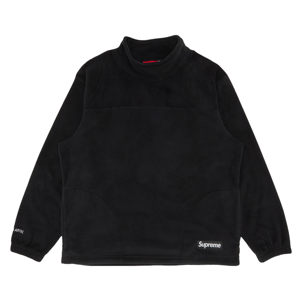 Supreme x Polartec Mock Neck Pullover 'Black'