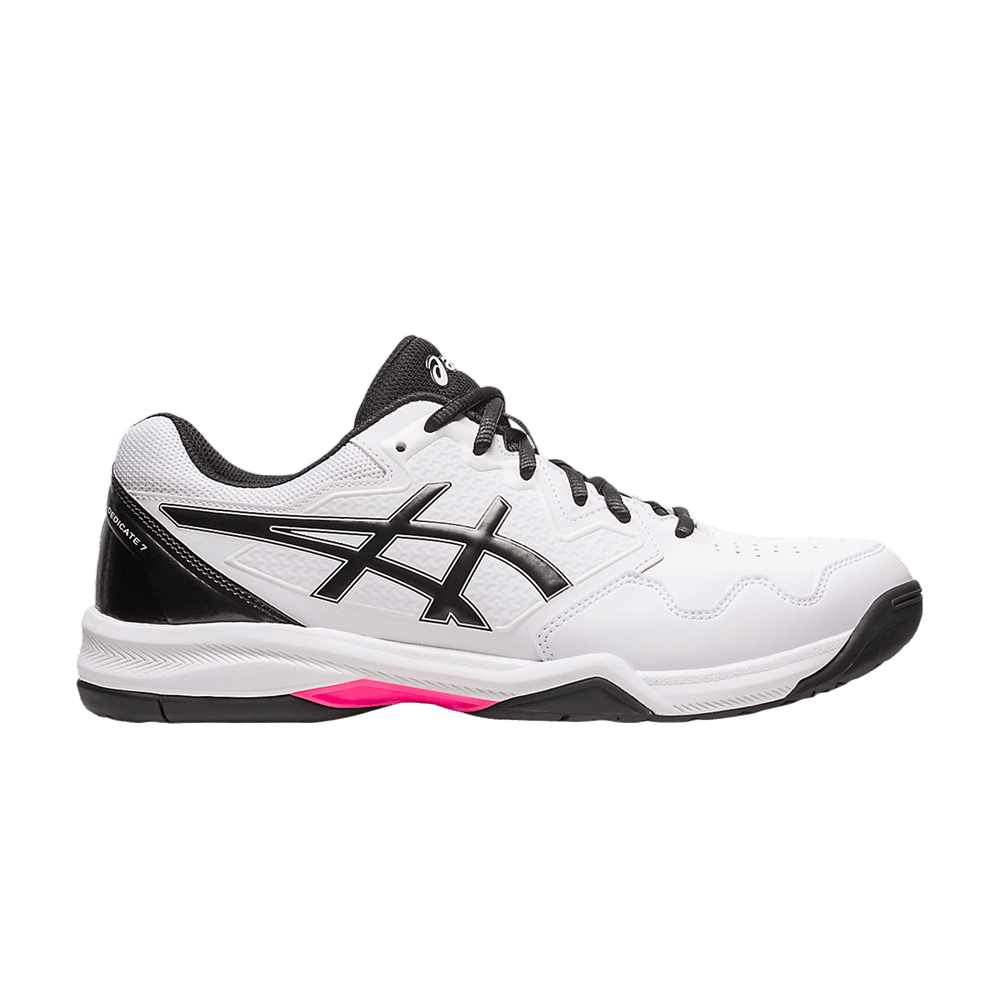 Asics Gel Dedicate 7 White Black Pink