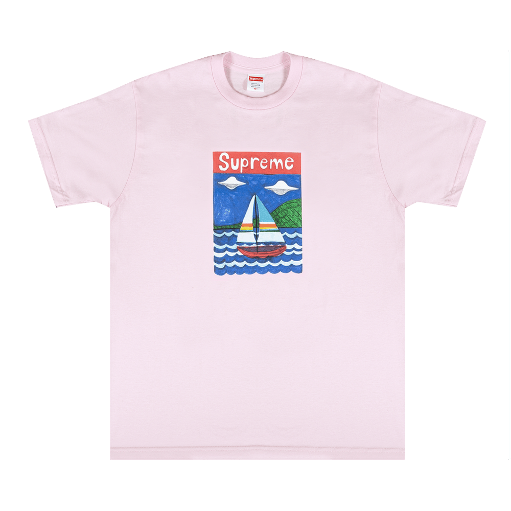 贅沢品 Tee Sailboat Supreme Buy 'Light PINK LIGHT SS20T17 - Pink' Tシャツ/カットソー(半袖/袖なし)