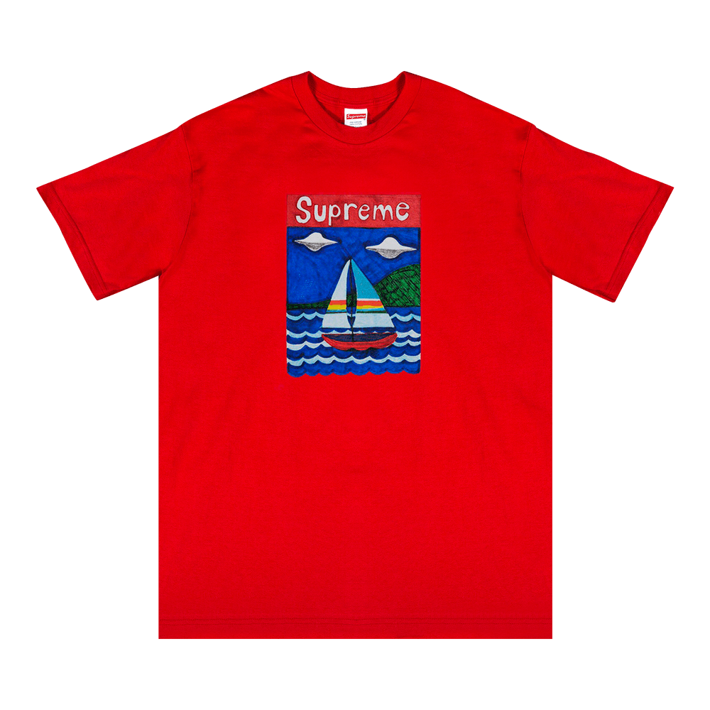 Buy Supreme Sailboat Tee 'Red' - SS20T17 RED | GOAT