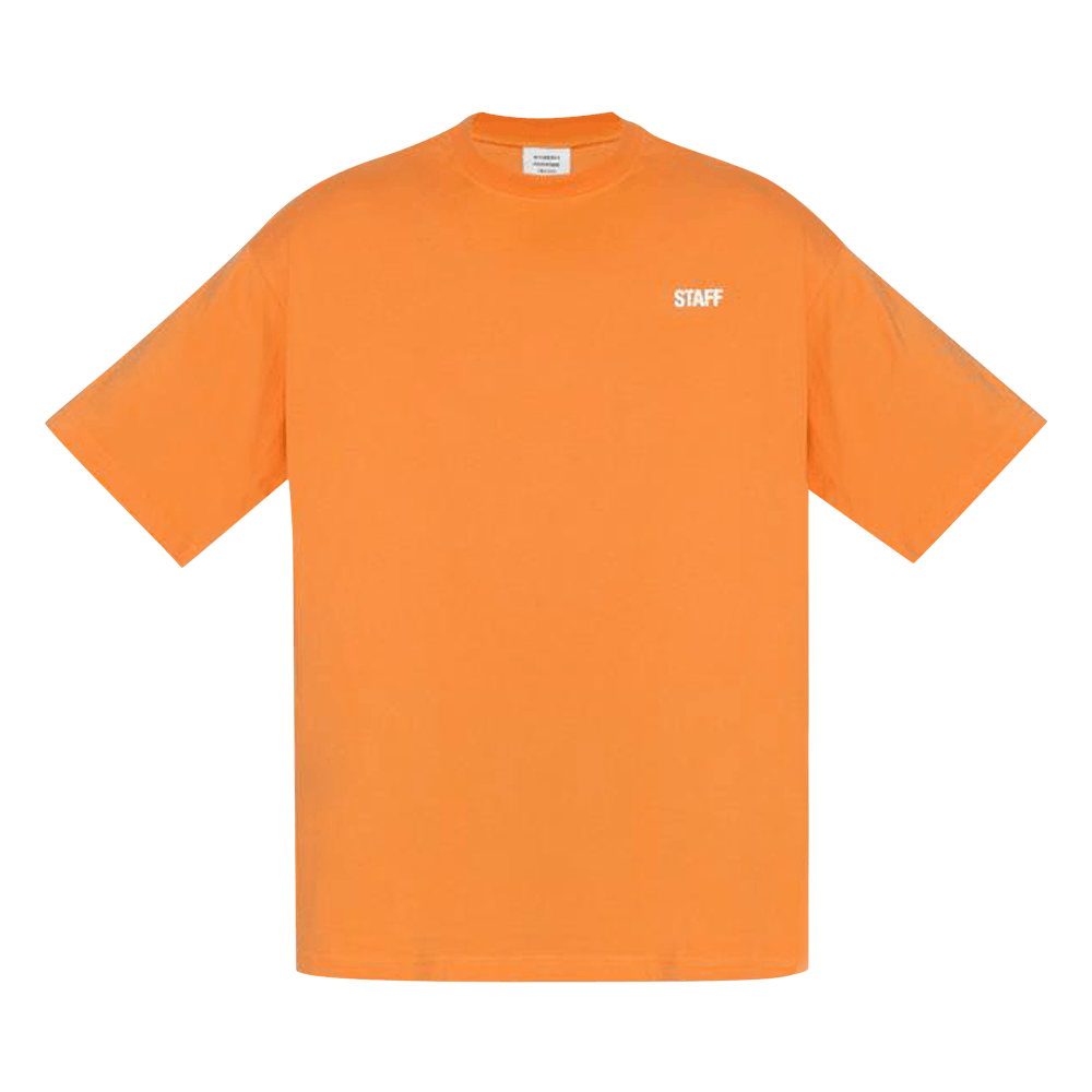 Buy Vetements Staff Reflector T-Shirt 'Orange' - MSS18TR31 | GOAT