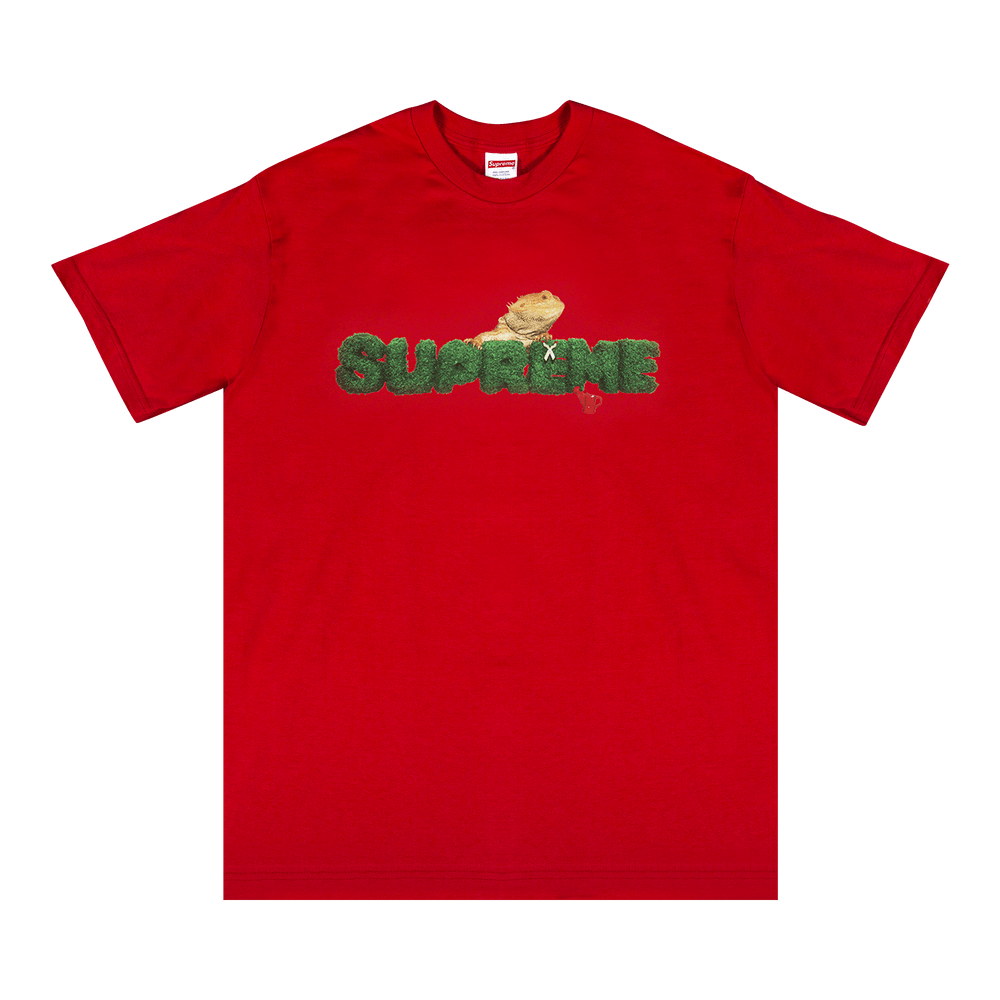Buy Supreme Lizard Tee Red SS20T54 RED GOAT