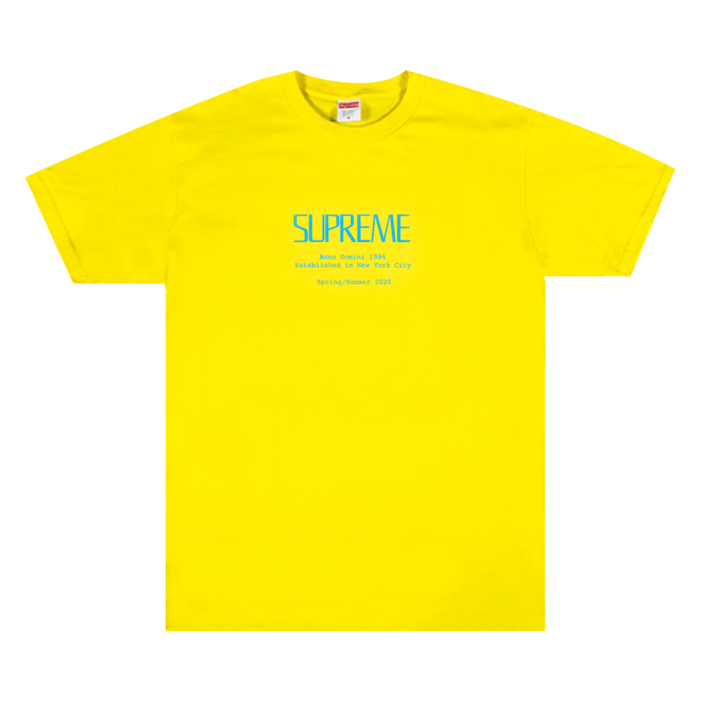 Buy Supreme Anno Domini Tee Yellow SS20T72 YELLOW GOAT