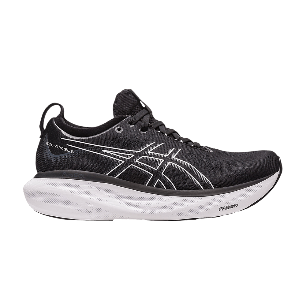 Asics Wmns Gel Nimbus 25 Wide 'Black Pure Silver'