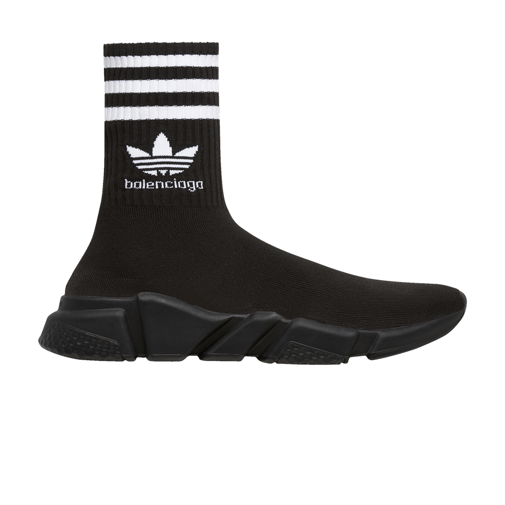 スニーカー BALENCIAGA Women Sneakers 717589 WBDV1 1009 Black Buy Adidas x Balenciaga Wmns Speed Sneaker 'Black' - 717589
