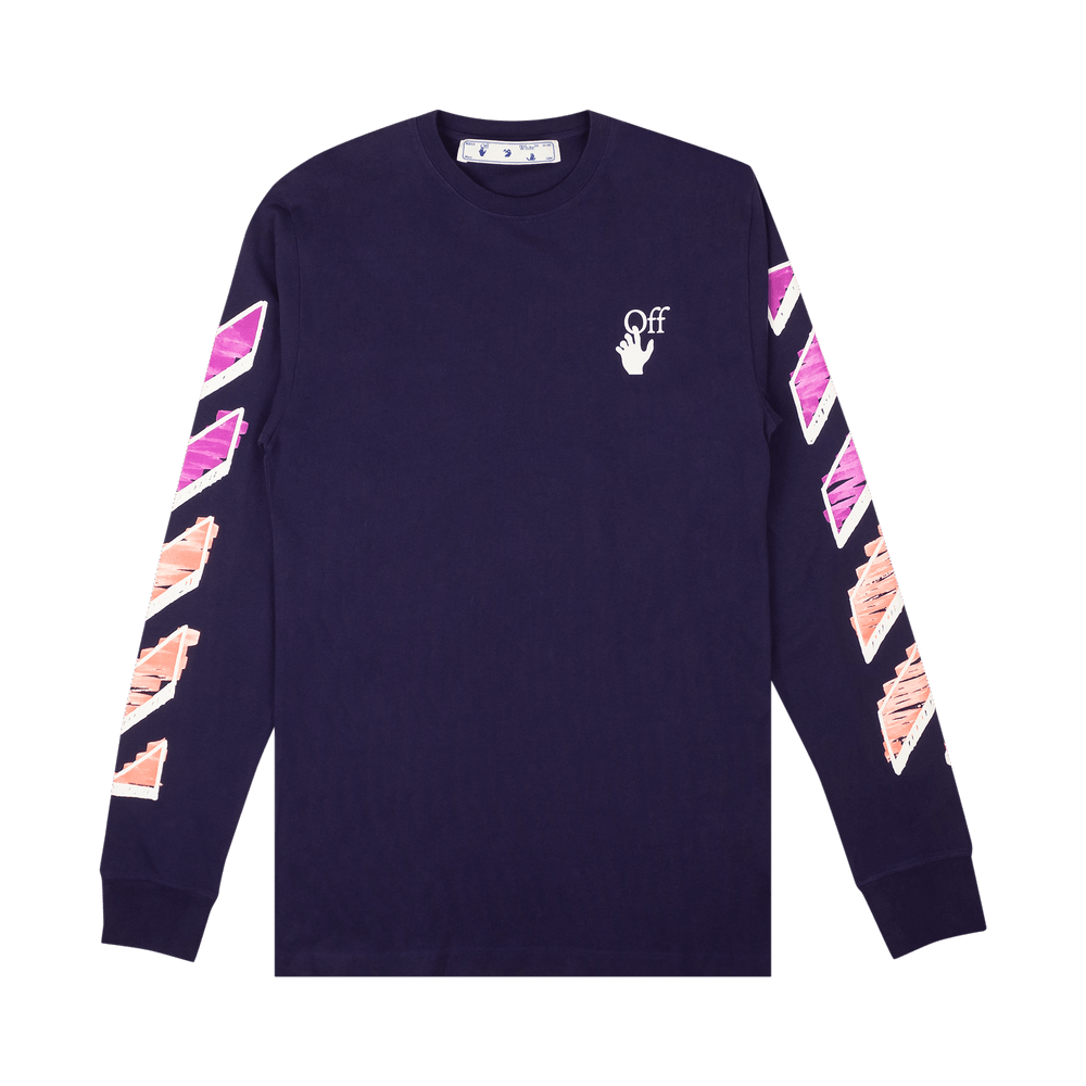 Buy Off-White Diag Marker T-Shirt 'Purple