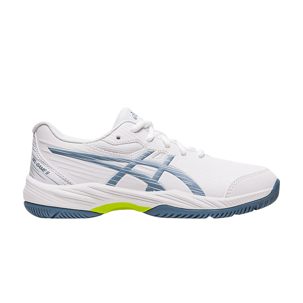 Asics Gel Game 9 GS White Steel Blue