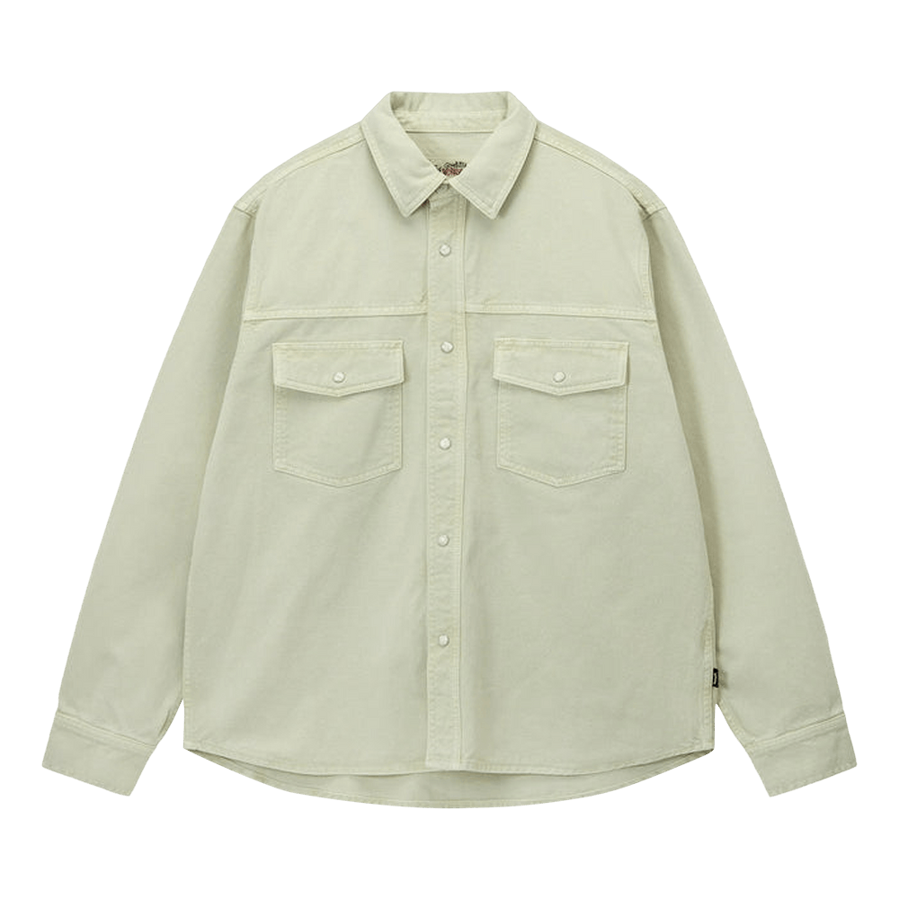 トップス Stussy Double Dye Western Shirt 'Cream' 1121734_00.png.png