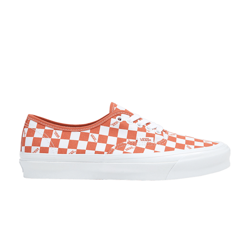 Vans OG Authentic Lx Mecca Orange Checkerboard