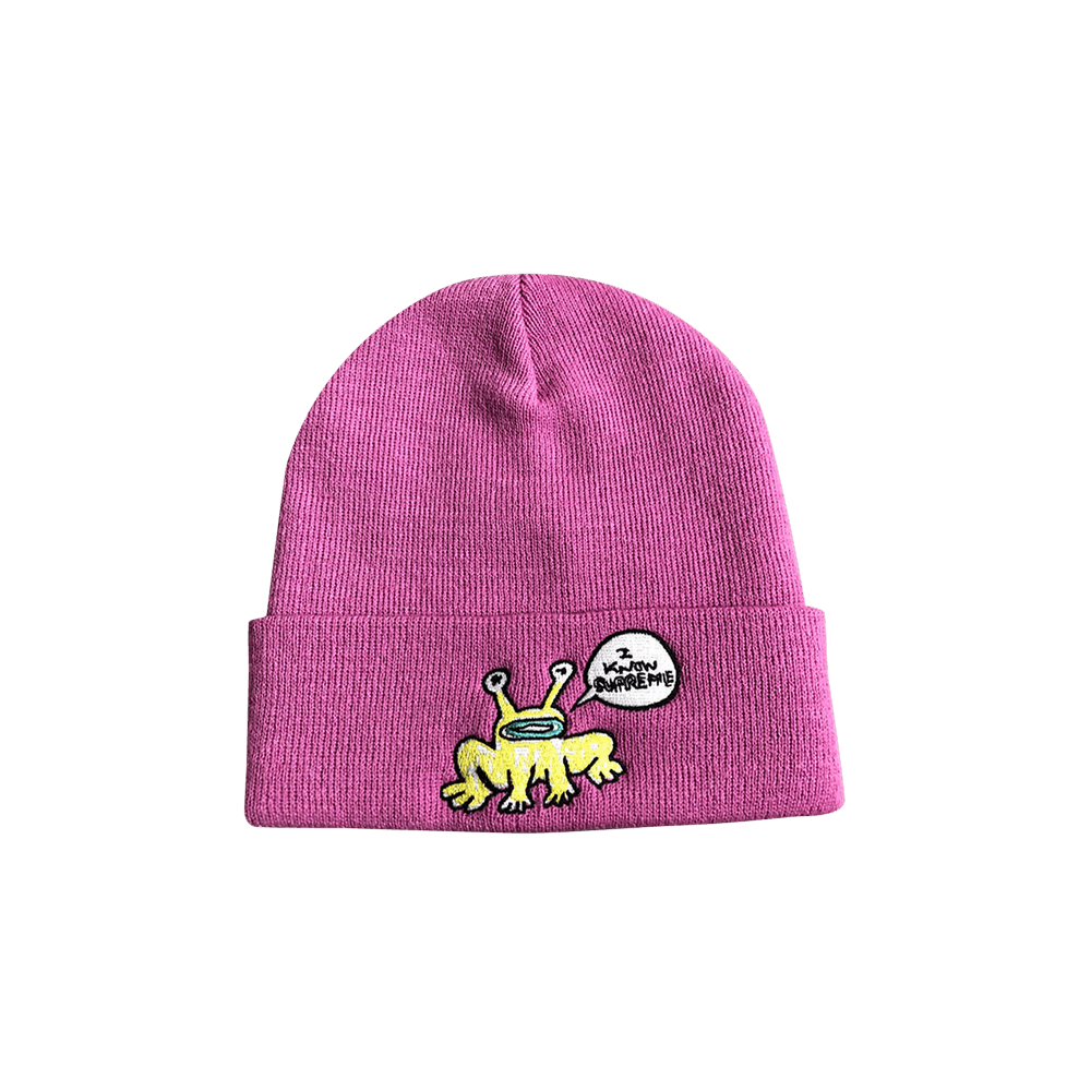 名作 Buy Supreme x Daniel Johnston Beanie 'Fuchsia' - SS20BN14 帽子