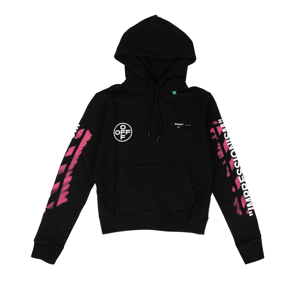 Buy Off-White Stencil Arrow Hooded Sweatshirt 'Black