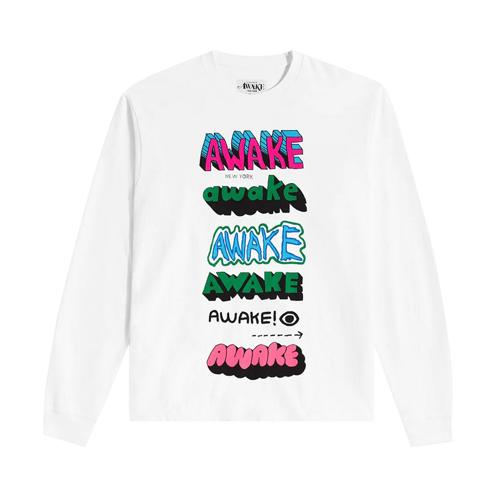 Awake NY Stomper グラフィックTシャツ White 関税送料無料 Awake Ny t-shirts for Men | SSENSE