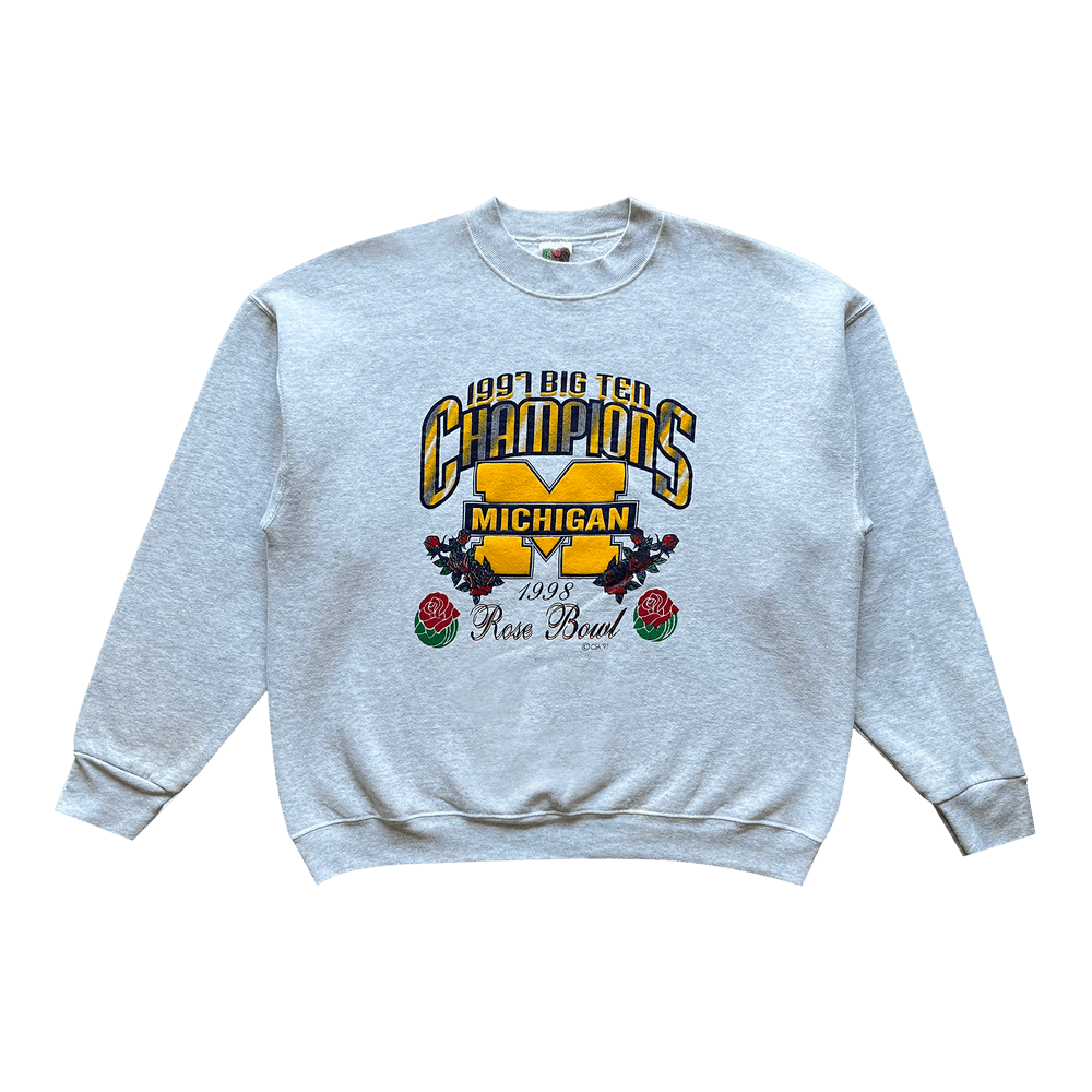 Buy Vintage 1998 Michigan Rose Bowl Sweatshirt 'Grey' - 2934