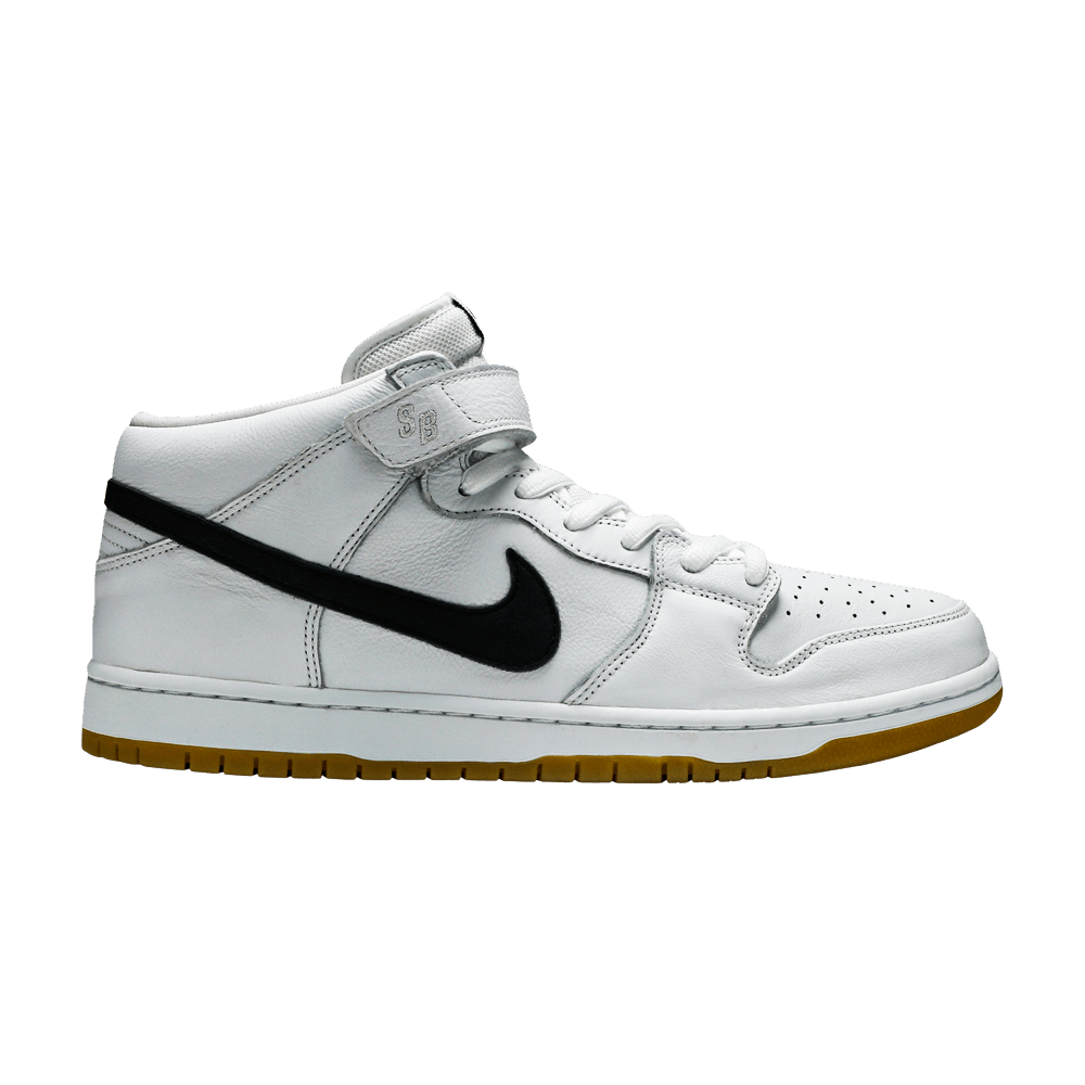 Nike dunk store mid orange label