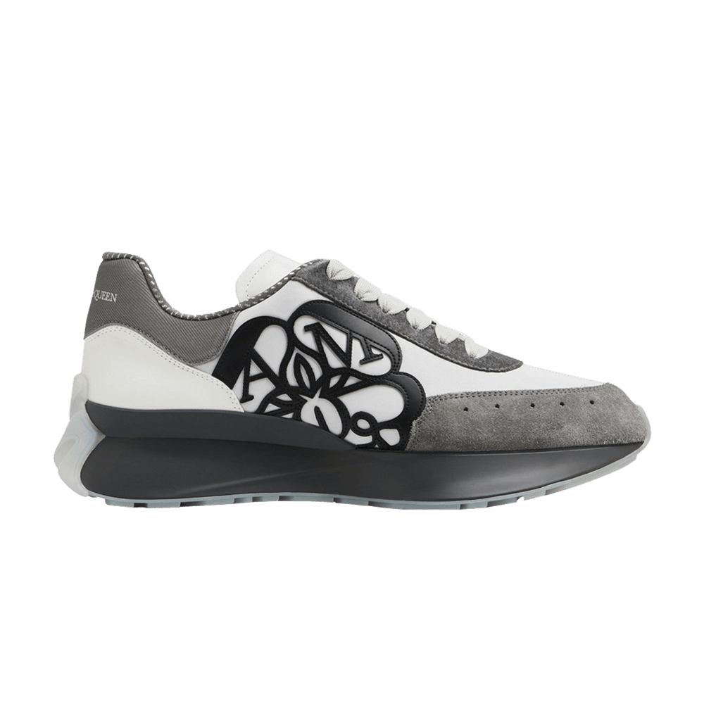 Buy Alexander McQueen Sprint Runner 'Grey Black' - 705071 W4W11