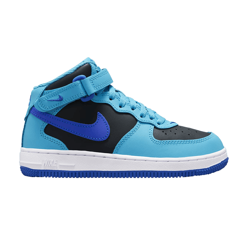 Buy Nike Force 1 Mid LE PS 'Blue Lightning Black' - DH2934 400 | GOAT