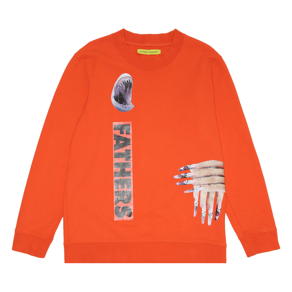 ラフシモンズ スターリングルビー パッチスウェット RAF SIMONS × STERLING RUBY パッチワーク スウェット