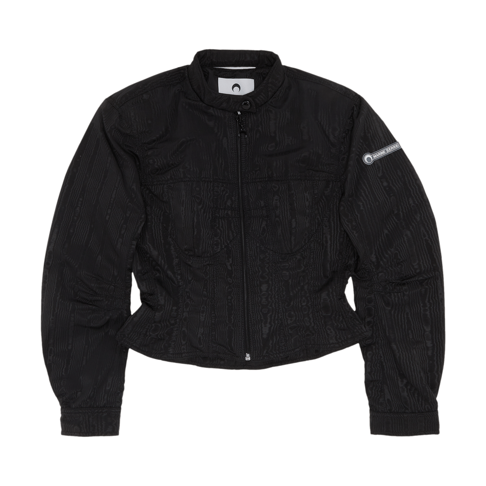 Buy Marine Serre Racing Moire Jacket 'Black' - J080FW22W WOTPL0001