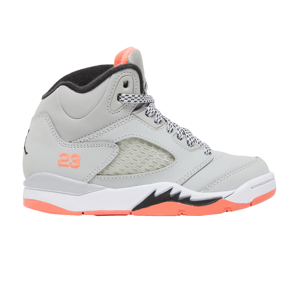 Size 10.5 Air Jordan 5 Retro PS Wolf Grey Hot Lava