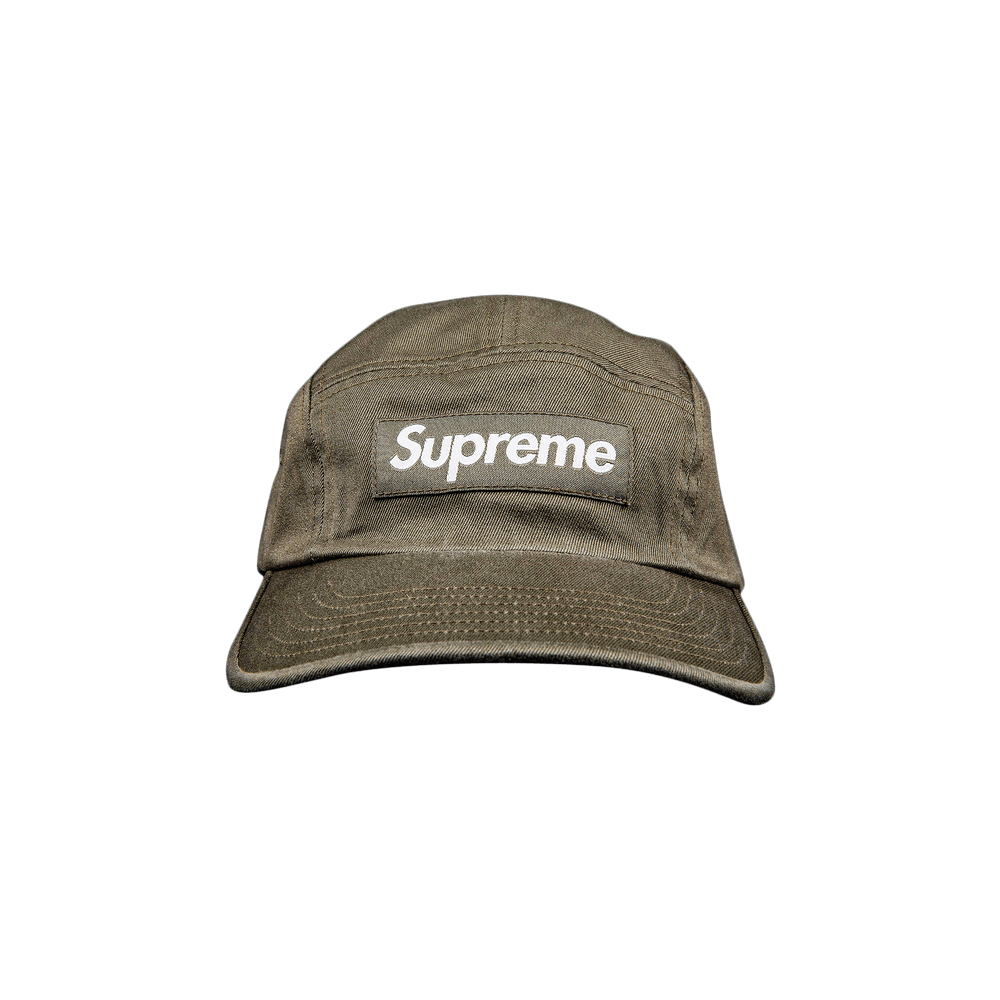 Buy Supreme Washed Chino Twill Camp Cap 'Olive' - FW20H7 OLIVE | GOAT