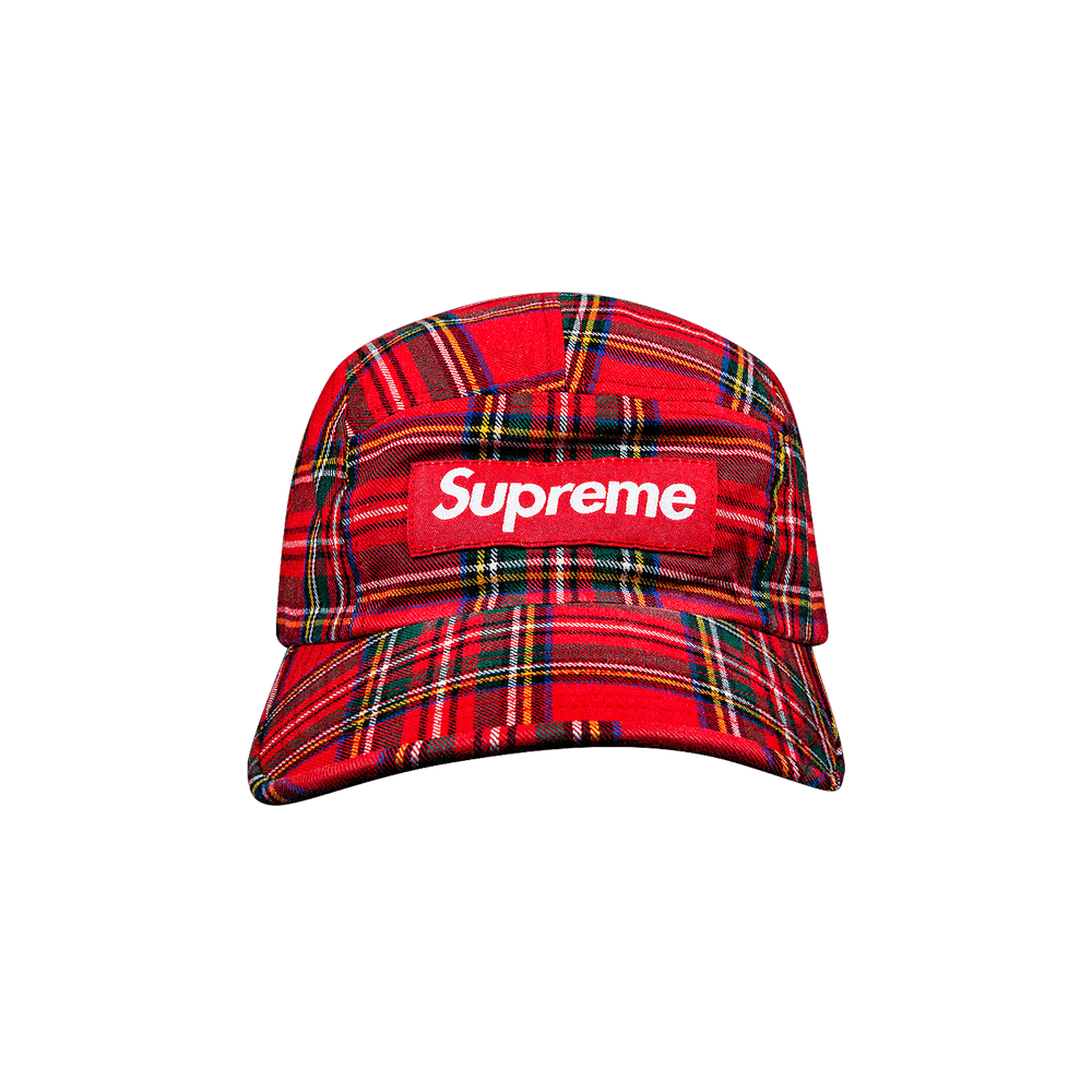Supreme Washed Chino Twill Camp Cap Cap (SS22) RedSupreme Washed Chino  Twill Camp Cap Cap (SS22) Red - OFour