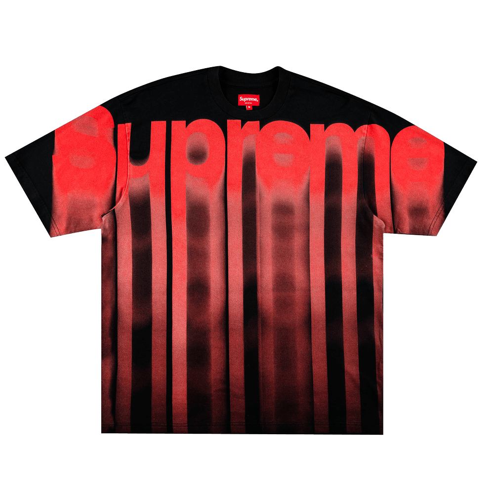 supreme bleed logo top tee XL黒