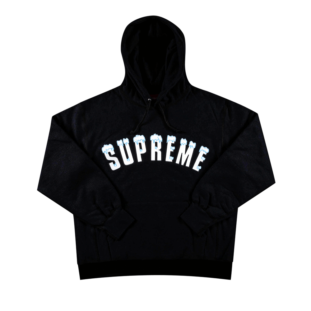 Buy Supreme Icy Arc Hooded Sweatshirt 'Black' - FW20SW77 BLACK | GOAT