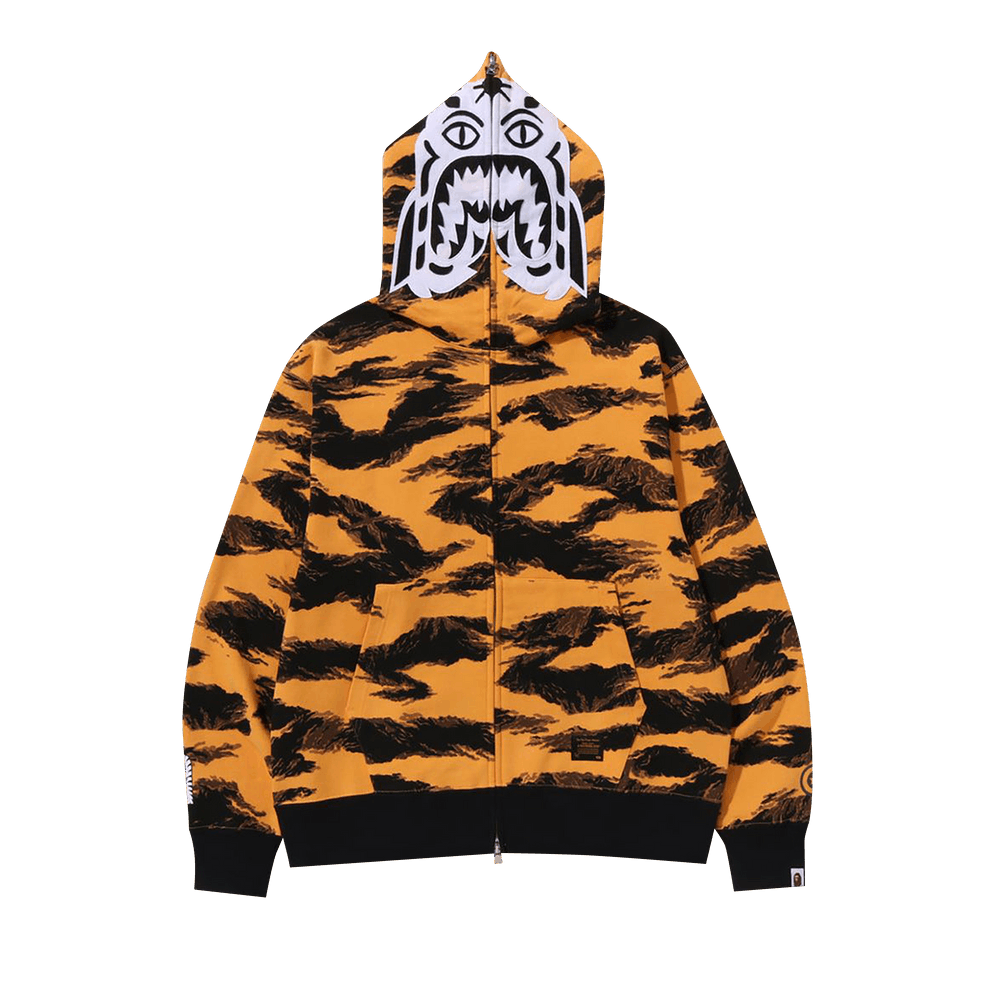 Bape tiger full zip hoodie discount