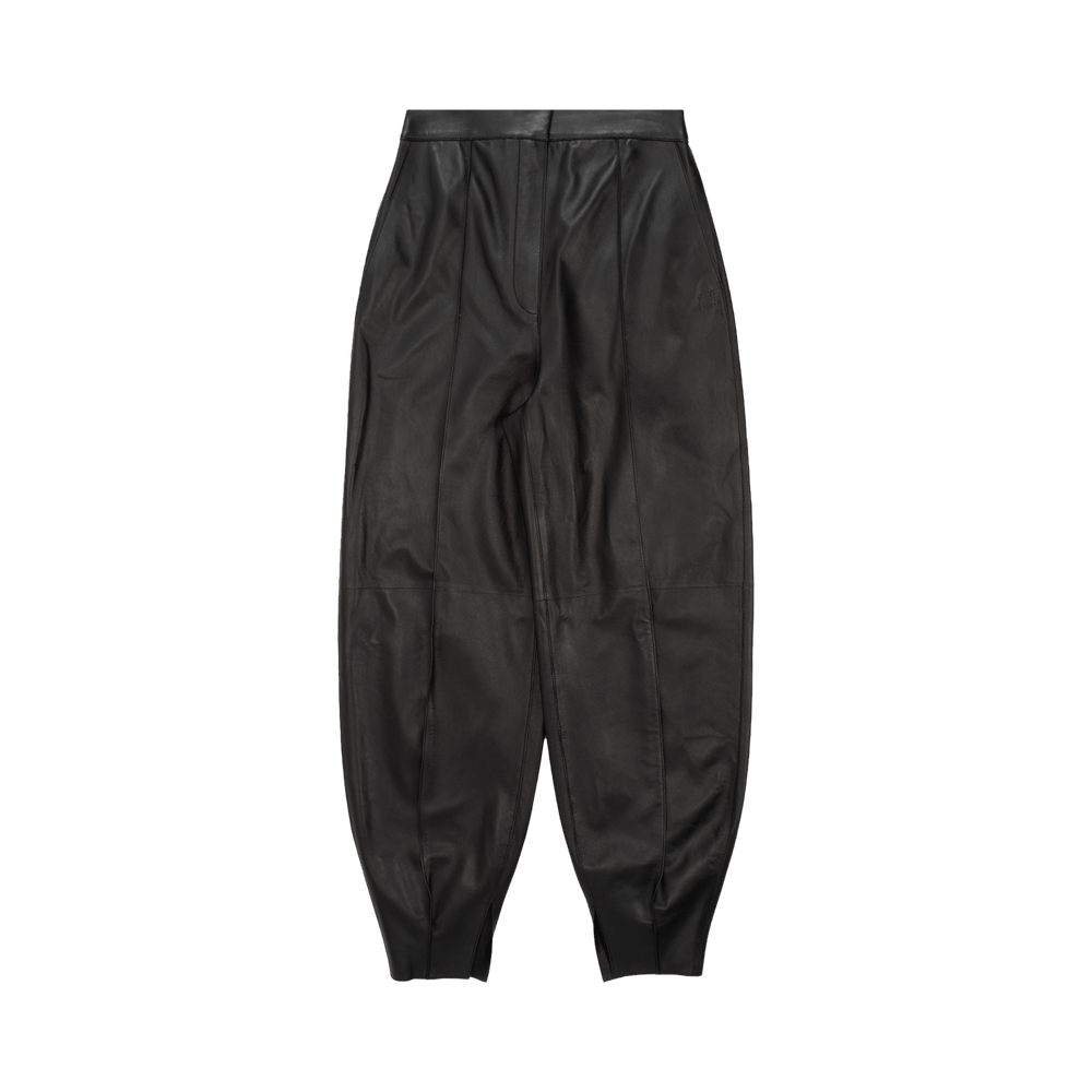 パンツ LOEWE PANTS (S540Y54L45 BLACK) Pleated trousers in cotton and silk Black - LOEWE