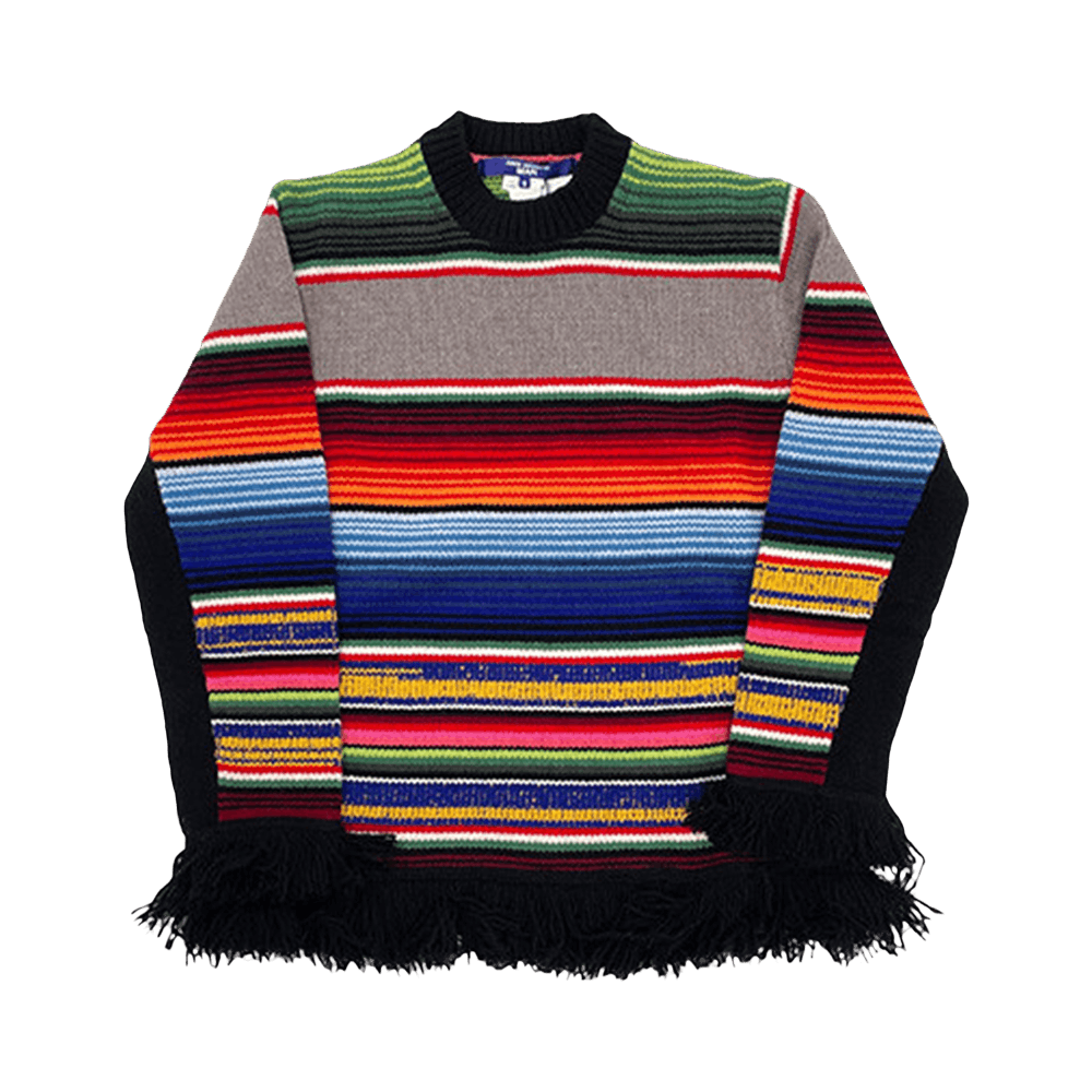 Junya Watanabe Serape Lambs Wool Sweatshirt 'Multicolor'