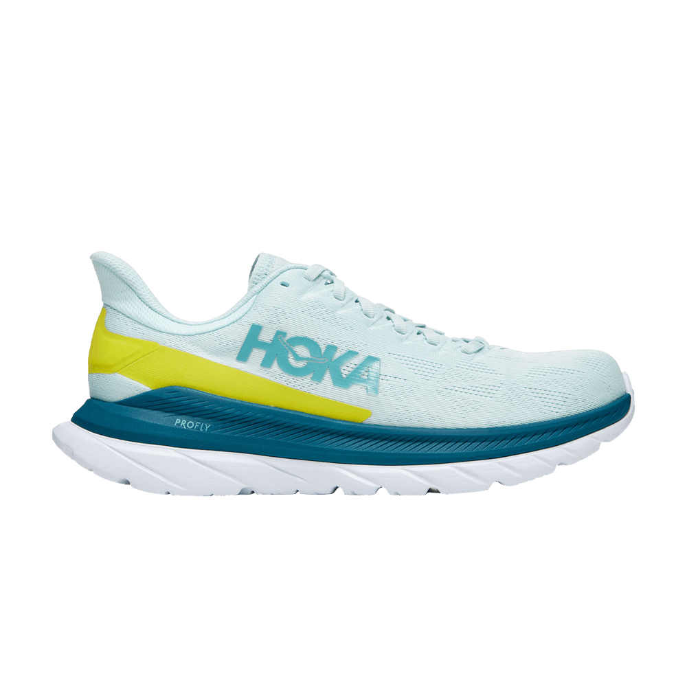 Hoka Mach 4 'blue Glass Evening Primrose'