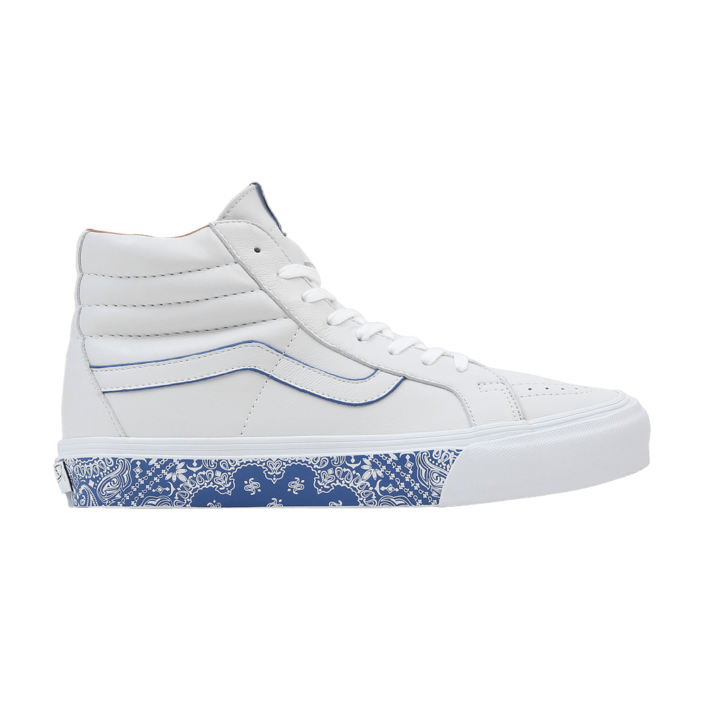 Vans Sk8-Hi Reissue Lx Bandana - White True Blue