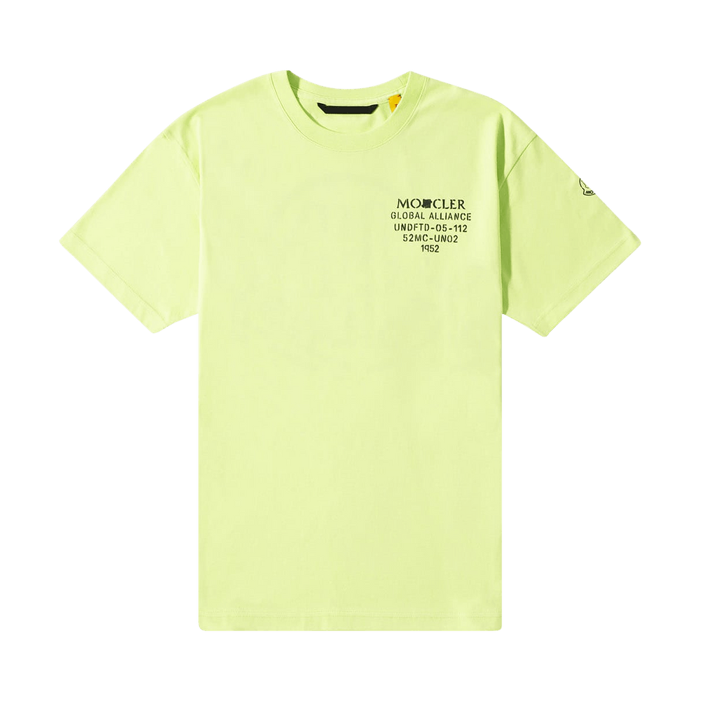 Buy Moncler Genius x Undefeated Small Logo Print Tee 'Open Yellow