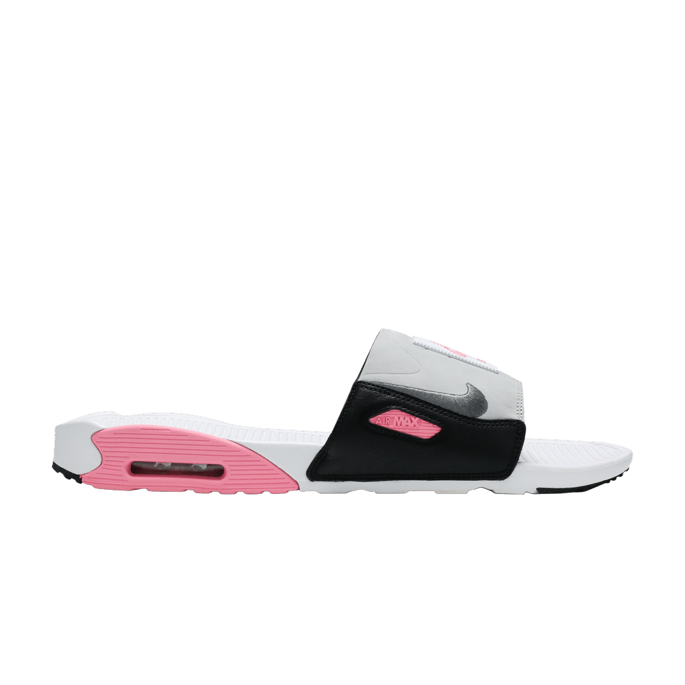 Nike red rose slides on sale