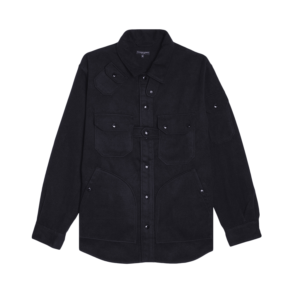 Buy Engineered Garments Poly Fake Melton Explorer Shirt Jacket
