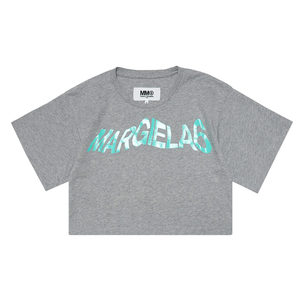 Buy MM6 Maison Margiela Kids T-Shirt 'Grey Melange/Bright