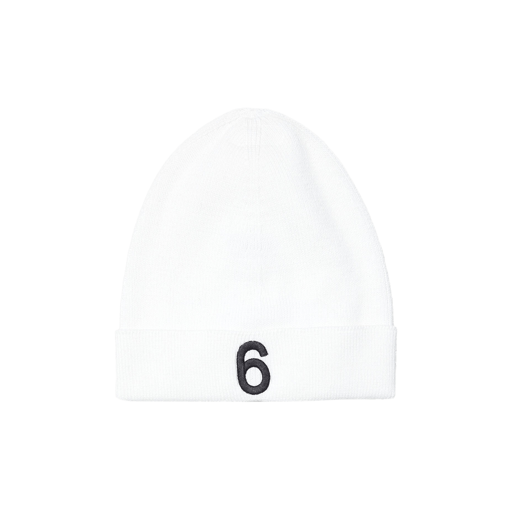 Buy MM6 Maison Margiela Kids Beanie 'White' - M60279 MM061 Buy MM6 Maison Margiela Kids Beanie 'White' - M60279 MM061