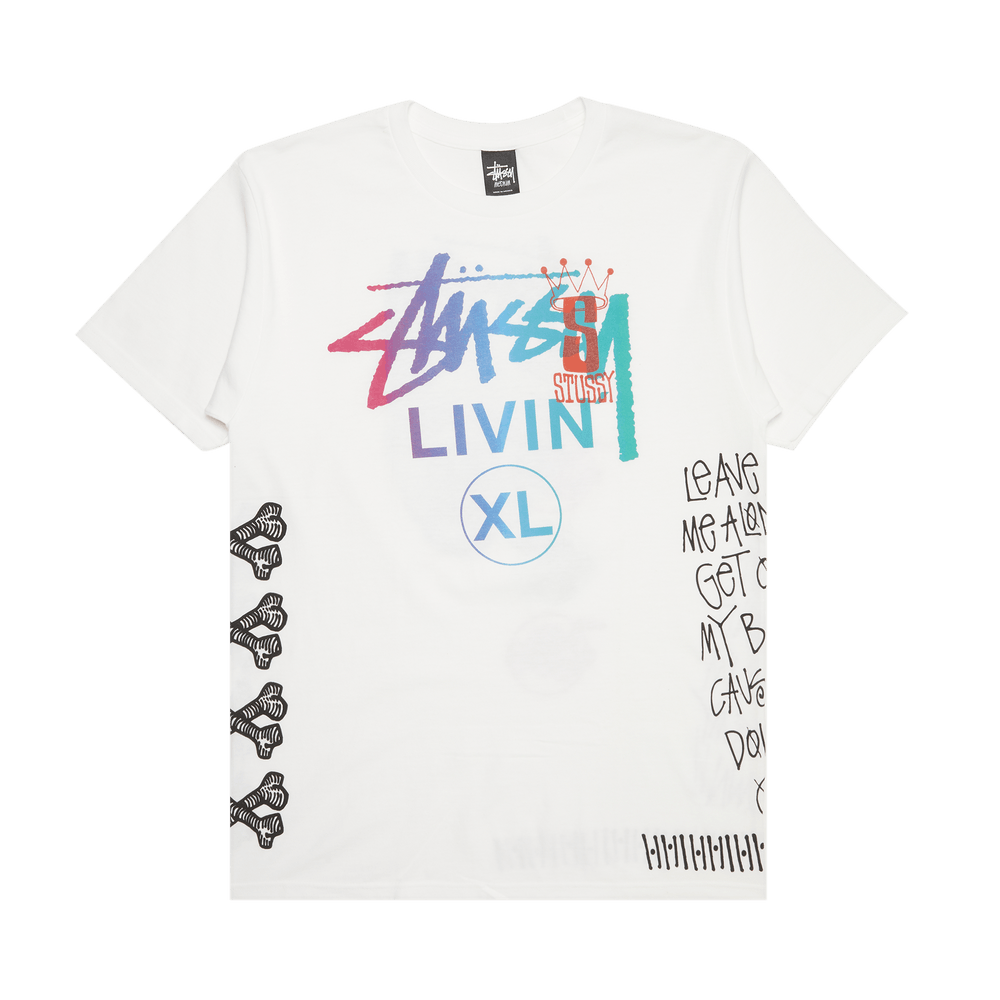 Buy Stussy Livin' XL Dog Tee 'White' - 0535 100000103LXLDT WHIT | GOAT