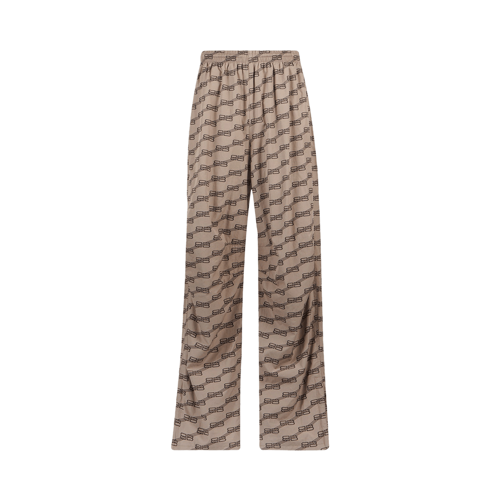 Buy Balenciaga Monogram Pajama Pants 'Beige/Brown' - 704720 TML36 9378