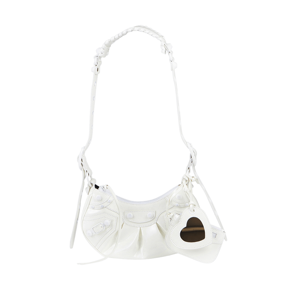 Balenciaga Le Cagole XS Shoulder Bag Optic White