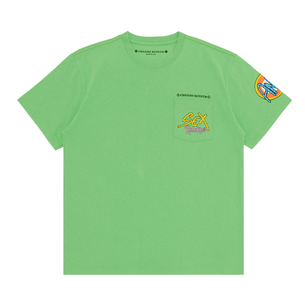 Buy Chrome Hearts x Matty Boy Sex Records T-Shirt 'Green' - 1383 